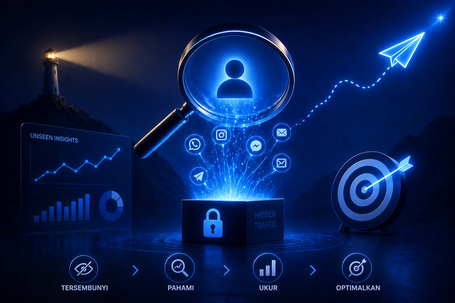 Cara Memanfaatkan Data Analytics untuk Membaca Pola Dark Social dan Traffic Tersembunyi Tahun 2026
